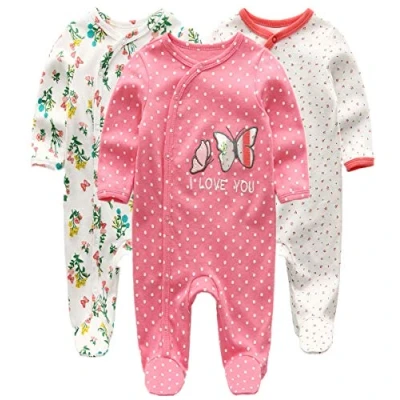 Imagen de Chamie Baby Grows Mameluco de manga larga para niños y niñas, algodón, 0 3 m/3 6 m/6 9 m/9 12 m, Juego oso, Months