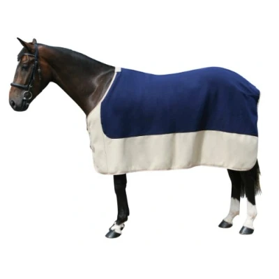 Imagen de PFIFF Fleecedecke zweifarbig, Blau/Beige, 125 cm, 100982 27