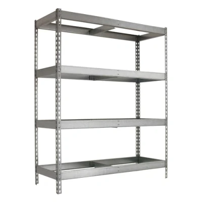 Imagen de Simon Rack 1 Estanterias Metalicas Almacenaje 4 Niveles Sin bandejas Capacidad Carga 600 kg, GALVANIZADO, 2000x1500x600