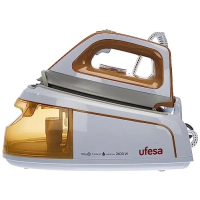 Imagen de Ufesa steam ultra ferro da stiro a caldaia, 2400 w, piastra in ceramica, cartuccia anticalcare, vapore variabile