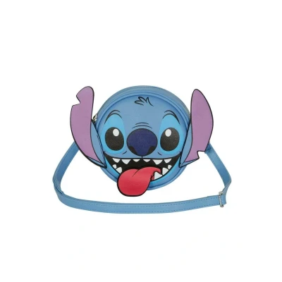 Imagen de Karactermania Disney LILO AND Stitch Tongue Round Bandolera para niños, Talla: One Size, Azul