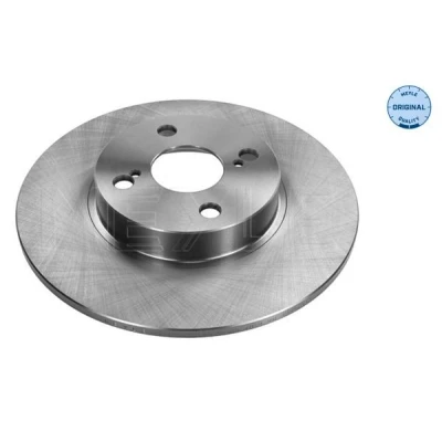 Imagen de MEYLE 30 15 523 0085 Disco de freno Eje trasero 266,5 9 4 100 macizo ORIGINAL Quality TOYOTA: Corolla VIII Compact, Liftback
