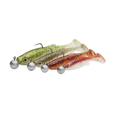 Imagen de Savage Gear Fat Minnow T Tail Rtf S Darkwater Mix Shad 13cm (20g) (5 pcs) Shads