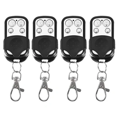 Imagen de Fydun 4 unids eléctrico inalámbrico clonación Control Remoto Fob 433 MHz Sistema de Alarma Universal Puerta abridor Garaje Canales Botones Llavero antirrobo IC 222660 / S5211