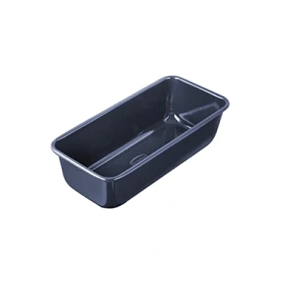 Imagen de Dr. Oetker esmal Molde para Horno Rectangular plumcake Borde Liso bizcocho, Pan, flan, Base Cuarzo esmaltado y Antiadherente de cuidada calidad, 30cm, 1ud. Back Liebe, Azul Oscuro