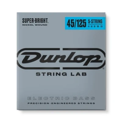 Imagen de Jim Dunlop DBSBN45125 Juego de cuerdas para bajo níquel, 45 125