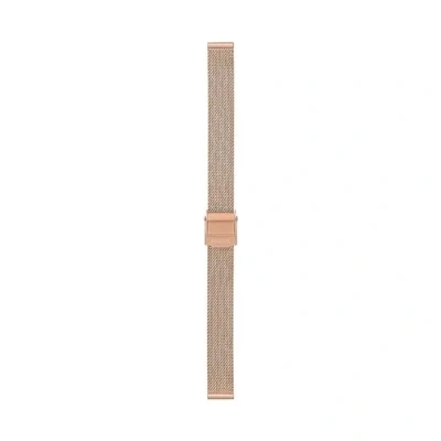Imagen de Fossil Correa de Reloj Malla Acero Inoxidable Dorado Rosa 12 mm para Mujer, S121026