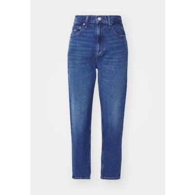 Imagen de Tommy Jeans Vaqueros Mujer Mom Fit Tapered Fit, Azul (Denim Dark), 26W/30L