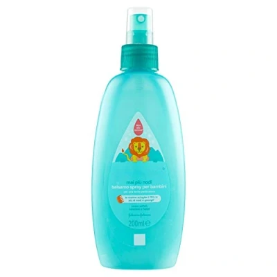 Imagen de JOHNSON&#039;S Baby, Acondicionador en spray para niños, nunca más nudos, desenredante, no lágrimas, incluso cabello largo o rizado, 200 ml