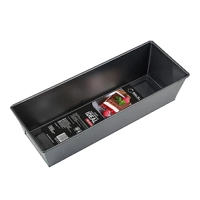 Imagen de Galicja bandeja antiadherente ideal para hornear, pequeña, borde alto, hornear tartas, profunda horno, color negro, 30 x 11 7 cm