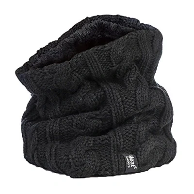 Imagen de HEAT HOLDERS Calentador de cuello térmico invierno para mujer, 3,5 tog, talla única, Negro, Ladies