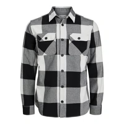 Imagen de Jack &amp; Jones OVER Kariertes Camisa, Hombre, Talla: XL, Whisper white