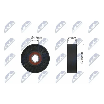 Imagen de Polea tensora, correa trapezoidal NTY RNK AR 011