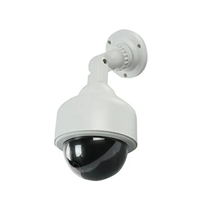 Imagen de ELEAR Falsa Seguridad Ficticia Cámara de CCTV Dummy Simulada Impermeable Parpadeante Sistema Vigilancia Roja Intermitente IR LED Exterior Interior