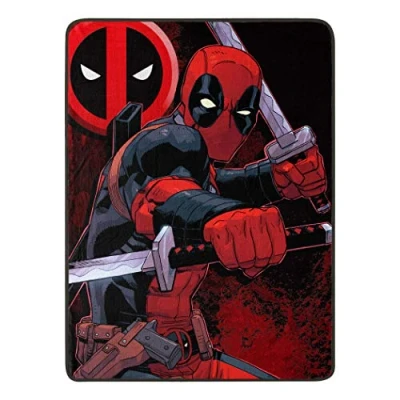 Imagen de Marvel Micro Raschel Manta de 46 x 60 Pulgadas, Swordsman