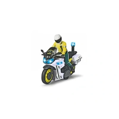 Imagen de Dickie Toys Moto Yamaha de la Guardia Civil Juguete, Incluye Figura Articulada Extraíble, Fricción, con Luz y Sonido, Apto para Niños Niñas a Partir 3 años 17 cm