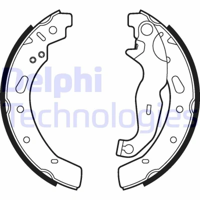Imagen de DELPHI LS2028 Zapatas de Freno 200 32 MAZDA: 2 Hatchback
