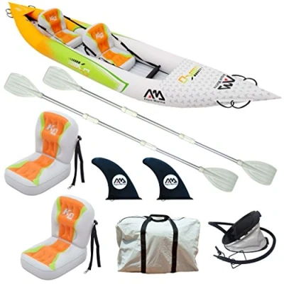 Imagen de Aqua Marina Kayak Inflable 2 Personas Bote Kayac Hinchable Deporte Agua Remo
