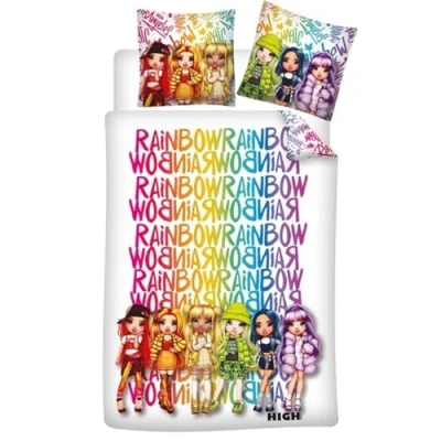 Imagen de Parure de lit réversible Rainbow High 140 cm x 200