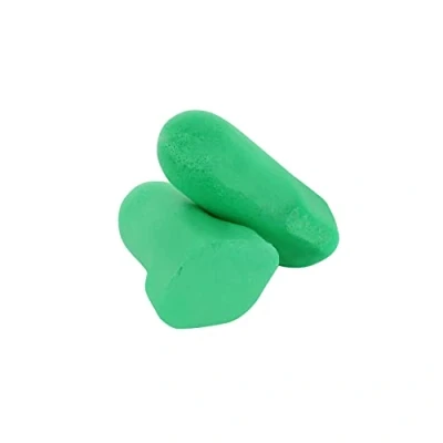 Imagen de Howard Leight by Honeywell MAXIMUM LITE Tapones para los oídos sin cable de un solo uso, verde, forma T contorneada, ideal trabajadores con canales auditivos más pequeños (CAJA 200 pares)