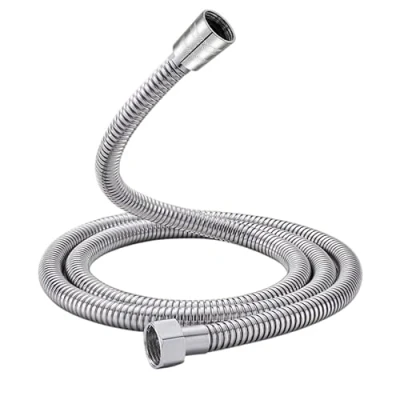 Imagen de CYILIUEN Manguera de ducha acero inoxidable, 100 cm, universal, con protección antitorsión, G 1/2