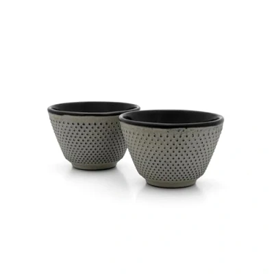 Imagen de Bredemeijer Taza de té Jang hierro fundido gris s/2