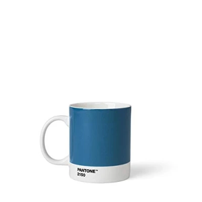 Imagen de Copenhagen design Pantone Mug, Coffee/Tea Cup, Fine China (Ceramic), 375 ml, Blue, 2150 C, Porcelana, 1 Unidad (Paquete de 1)