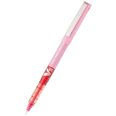 Imagen de Pilot Hi Tecpoint V5 Bolígrafo Roller Tinta Liquida Rosa Punto Fino (Caja 12 unidades)