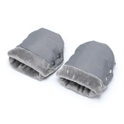 Imagen de AMEEDA Guantes de Cochecito Calentadores Manos for Cochecito, Manoplas universales a Prueba Viento, Accesorios Cochecito(Gray)