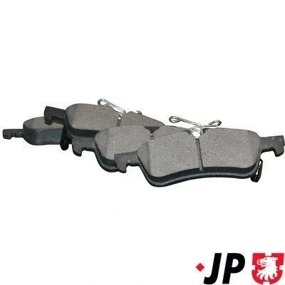 Imagen de JP GROUP 4863700710 Juego de pastillas freno Eje trasero con avisador acústico desgaste TOYOTA: Yaris II Hatchback, III Hatchback