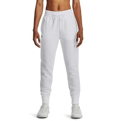Imagen de Under Armour Rival Jogger Pantalones deportivos white, Mujer, Talla: Small, White