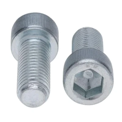 Imagen de Tornillos de Cabeza Cilindro M6 Strenght Sleel Class 8.8 (Paquete 25) Hexagonal Bañados en Zinc con Rosca Cilíndrica Alta Resistencia Certificada DIN912 (6mm x 10mm)