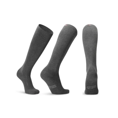 Imagen de DANISH ENDURANCE Calcetines de Compresión Algodón Orgánico Pack 1 (Gris, EU 39 42)