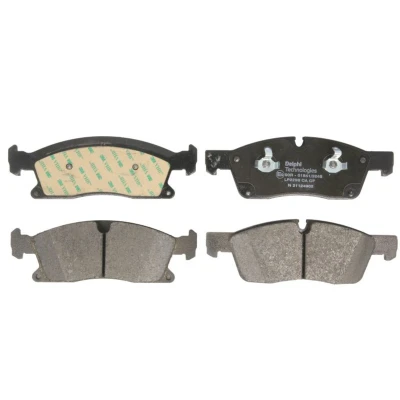 Imagen de DELPHI LP2298 Juego de pastillas freno no preparado para indicador desgaste Chapa antichirridos sin accesorios MERCEDES BENZ: Clase ML, GL, GLS