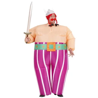 Imagen de &quot;VIKING&quot; (airblown inflatable costume, belt, helmet with plaits) (4 x AA batteries not included) (One Size Fits Most Adult)