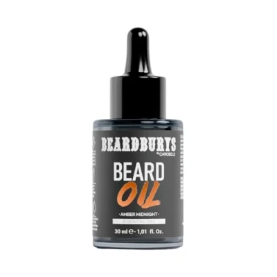 Imagen de Beardburys Aceite Barba Hombre Vegano Cuidado con de Jojoba, Hidrata, Suaviza y Protege en Profundidad, Aroma Amber 30ml