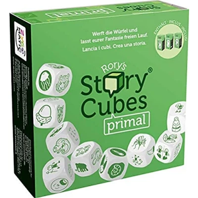 Imagen de Asmodee Animales Rory&#039;s Story Cubes Primal, Color Verde, Blanco. (Zygomatic ASMD0063)