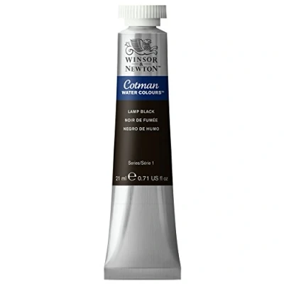 Imagen de Winsor &amp; Newton Cotman Tubo Acuarela, 21 Ml, Negro De Humo