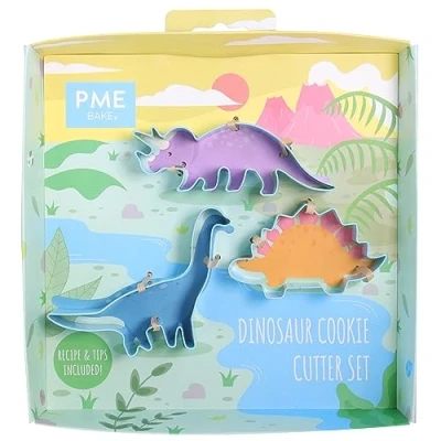 Imagen de PME Set de cortadores galletas Dinosaurio