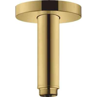 Imagen de hansgrohe 27393990 S Conector de techo (10 cm, acabado en oro pulido)