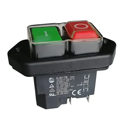 Imagen de Kedu KJD17B Interruptor electromagnético para torno de madera, 4 puertos, 5 puertos (4 terminales)