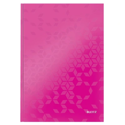 Imagen de Leitz Wow Cuaderno de tapa rígida, A4, Rosa (Rosa Brillante)