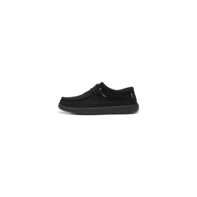 Imagen de WALK IN Pitas WP150 WALLABI Washed Mocasines de Hombre Náuticos Casual Zapatillas Verano Zapatos Casuales Negro 43