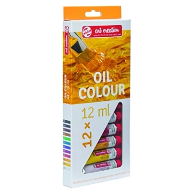 Imagen de Talens Art Creation Set de Pintura al óleo para principiantes con 12 colores (tubos ml) adultos