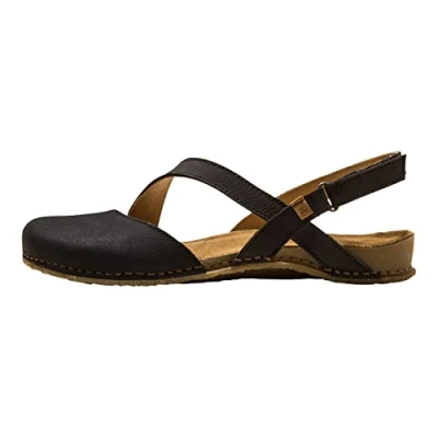 Imagen de El Naturalista Mujer Sandalias Cerradas PANGLAO, señora Sandalias,protección para los Dedos del pie,Sandalia,Black,40 EU / 7 UK