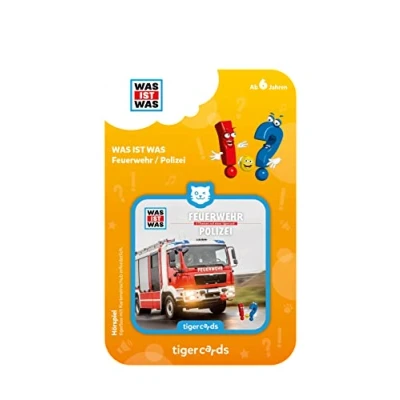 Imagen de tigermedia tigercard ¿Qué es lo Que es: Bomberos/policías, Multicolor, Feuerwehr/Polizei ist Was (Tiger Media Deutschland GmbH 4402)