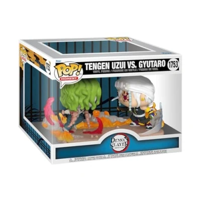 Imagen de Funko Pop! Moments: DS Tengen Uzui Vs Gyutaro Demon Slayer Figura de Vinilo Coleccionable Idea Regalo Mercancia Oficial Juguetes para Niños y Adultos Anime Fans