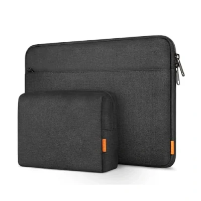 Imagen de Inateck 14 Pulgadas Funda para portátil,Compatible con 15.3 MacBook Air M3/M2 2025 2023,14 Chromebook Notebook/Matebook/Ultrabook,MacBook Pro 15 2016 2019,Negro
