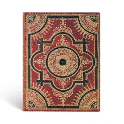 Imagen de Ventaglio Rosso Kraft (Baroque Ventaglio) Ultra Lined Softcover Flexi Journal (Lyon Florals)