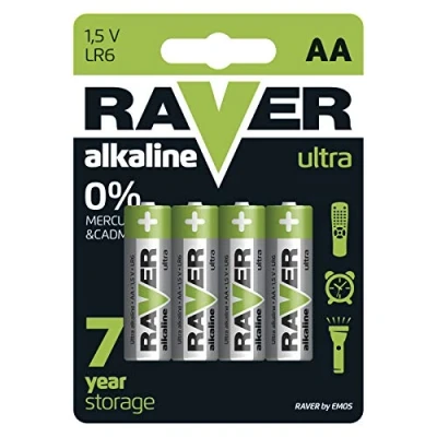 Imagen de Emos batería de hilos Alkaline LR6 AA Mignon 4 Ampolla, pieza, b7921